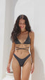 Brazilian Bottom Wet-Look Black